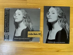 MADONNA VERONICA ELECTRONICA CD Japan Limited Bonus Track w/sticker + Postcard - Picture 1 of 9