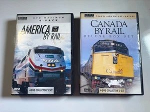 America & Canada By Rail 8-DVD Collectors Set Travel Adventure Nature Box Set - Picture 1 of 5