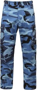 Military Type Tactical Camo Camouflage BDU Cargo Pants