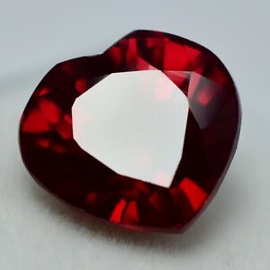 6.00 Ct A++Natural Bloody Red Ruby Heart Shape A+CERTIFIED Loose Gemstone