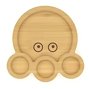 Oktopus Baby-Geschirrset 5 teilige aus Bambus - Bild 1 von 23