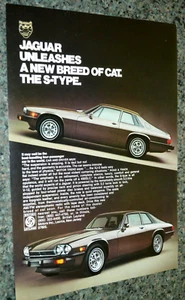 1977 JAGUAR XJS ORIGINAL ADVERTISEMENT AD PRINT 77 XJ-S V12 S-TYPE - Picture 1 of 1