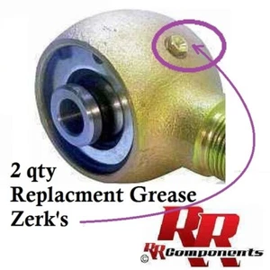 ( 2 qty ) replacement grease zirks for RRC 1-1/4 with 5" Long Shaft Rock Joint - Picture 1 of 1
