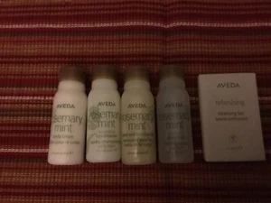 Aveda Rosemary Mint Travel Size Conditioner, Shampoo Body Wash Lotion & Re.Bar - Picture 1 of 1