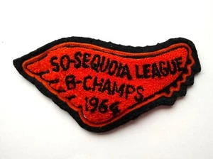 Patch sportiva vintage 1964 South Sequoia League liceo calcio B-Champs - Foto 1 di 4