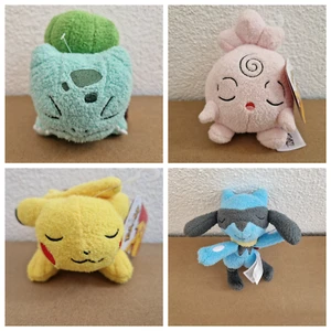 Jazwares Pokemon Plüsch Figur Riolu Fluffeluff Bisasam Pikachu 12cm - Bild 1 von 16