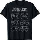 T-shirt de jeu pour hommes, jeux vidéo amusants t-shirt joueur noir 2X-large