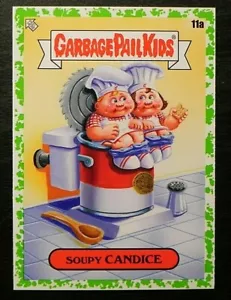 2021 Topps Garbage Pail Kids Food Fight Booger Green 11a Soupy Candice - Imagen 1 de 2