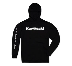 Nueva Sudadera con Capucha Kawasaki, Negra, XX-Grande, K004-1315-BK2X - Imagen 1 de 1