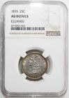 1835 Capped Bust Quarter Coin Certified By Ngc As Au Details Cleaned 25C Silver