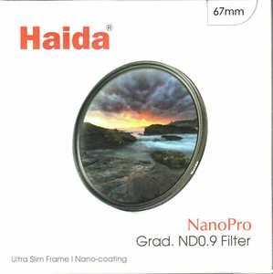 Filtro Haida NanoPro MC suave graduado ND 0,9 8x 3 paradas GND8, 67/72/77/82 mm 95 mm - Imagen 1 de 2