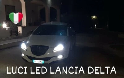 Kit de luces antiniebla LED H7 para Lancia Delta 6000K Canbus sin error 80 vatios Foto 1 de 3