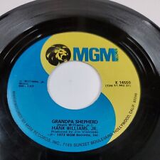 Country 45 Hank Williams, Jr. - Hank / Grandpa Shepherd On Mgm Records