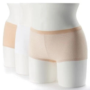 Hanes 3 Pack Ultimate Cotton Stretch Super Soft 49KSQ3 Boyshorts Panties 5 Small - Picture 1 of 1