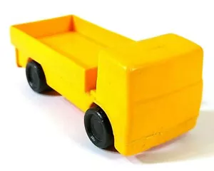 Wader 42464 Radevormwald gelb Pritschen LKW Kunststoff Vintage Spielzeugauto M525 - Bild 1 von 3