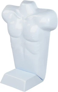 Geformtes Herrenhemd T-Form Arbeitsplatte passt S-L männliche Schaufensterpuppe weiß hohler Rücken - Bild 1 von 10
