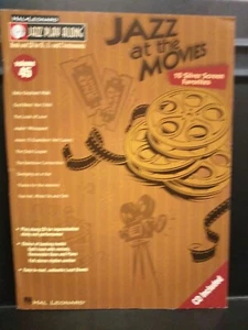 JAZZ Songbook  AT THE MOVIES: JAZZ PLAY ALONG VOLUME 45 W/CD VG Condition - Picture 1 of 9