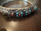 Vintage Bangle Bracelet Turquoise Beautiful Design