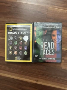 How to Read Faces: Ultimate Advantage & National Geographic Brain Games DVDs - Afbeelding 1 van 2