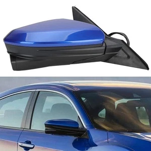 Fit For Honda Civic 16-20 Blue Right Side Mirror Power Heated Camera - Imagen 1 de 7
