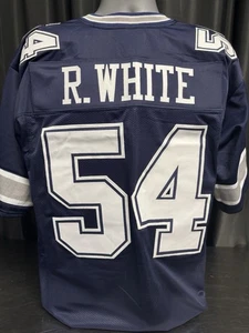 Jersey Randy azul blanco XL personalizado sin firmar - Imagen 1 de 2