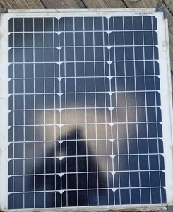 50 W Solarmodul Solarpanel Photovoltaik Solarzelle 50 Watt mono defekt f Bastler - Bild 1 von 4