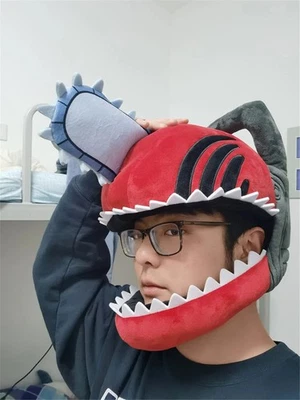 Anime Motosierra Denji Pochita Sombrero Juegos con disfraces Disfraz Peluche Regalos de Navidad Foto 1 de 4