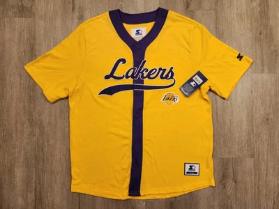 Los Angeles Lakers Starter Jersey Lebron Kobe Magic 90s Style Mens Size XL - Image 1 of 4