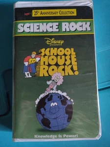 Disney Presents School House Rock Science Rock VHS 25th Anniversary - Imagen 1 de 3