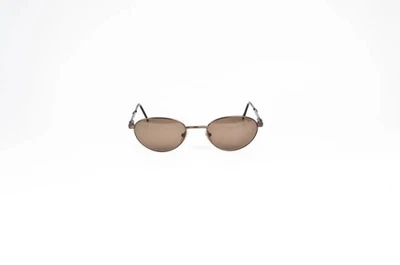 Gafas de sol FENDI Fendissime F117 683 vintage unisex marrón metal ovaladas Italia Foto 1 de 4