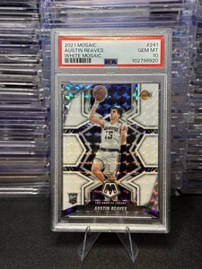 2021 Mosaic Austin Reaves #241 White Mosaic PSA 10 /25 - Picture 1 of 2