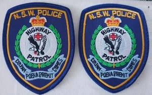 NSW HIGHWAY PATROL FANTASY PATCH POLICE 1970 - Picture 1 of 2