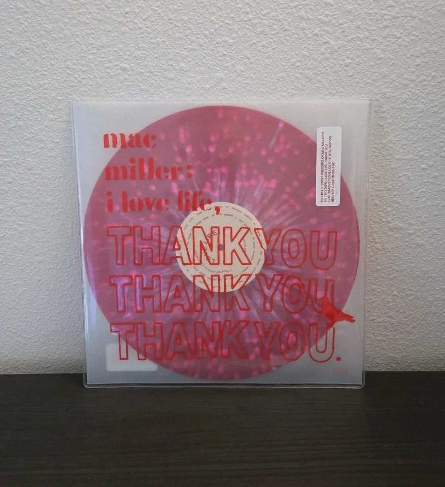 MAC MILLER I Love Life, Thank You Exclusive Red and White Splatter Vinyl LP 🆕 ✅ Foto 1 de 2