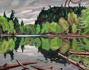 Beaver Lake, Algoma Painting by Alexander Young Jackson Reproduction - Picture 1 of 3