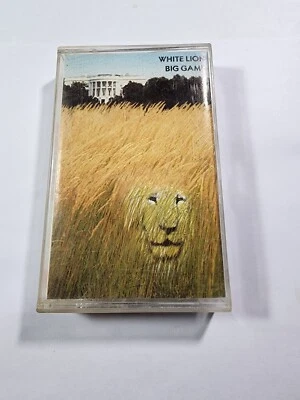 White Lion "Big Game" Cassette Tape 1989 Atlantic VG+ CS1 - Image 1 of 2