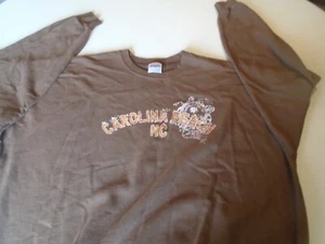 Vintage Carolina Beach NC braun Sweatshirt Gr. XXL Hanes Ocean Sand Beach - Bild 1 von 8