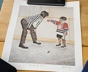John Newby's "QUESTIONABLE CALL" limited edition print - Picture 1 of 1