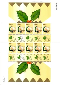 LS3A  FATHER XMAS CRACKER  GENERIC SMILER SHEET *** - Picture 1 of 1