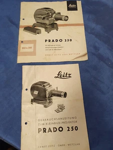 Leitz Prado 250 Gebrauchsanweisung 2 x - Bild 1 von 4