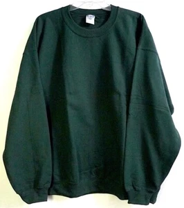 Gildan 18000 Adult Unisex Forest Green Heavy Blend Sweatshirt size XL - Imagen 1 de 5