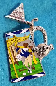 PIN Hard Rock Café EDIMBURGO BEER STEIN TANKARD SERIE TAPA ABIERTA JUGADOR DE GOLF - Imagen 1 de 1