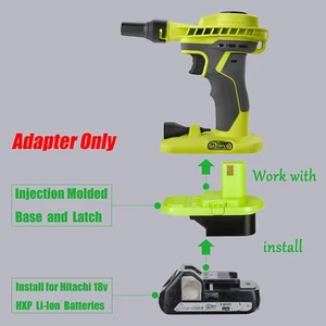 1 Adapter for HITACHI 18V Slider Li-Ion Battery to Power for Ryobi 18V One+ Tool - Picture 1 of 6