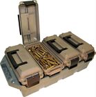 AMMO CRATE 4-Can Utility Box Stackable All-Caliber Case Bulk Ammunition Storage