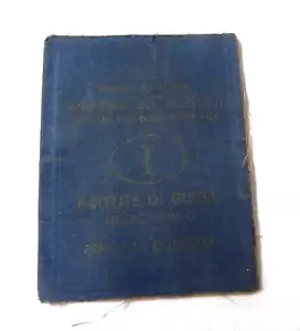 ITALIEN ITALIEN ITALIEN ITALIENISCHES DOKUMENT FÜHRERSCHEINHEFT 1961 - Bild 1 von 6