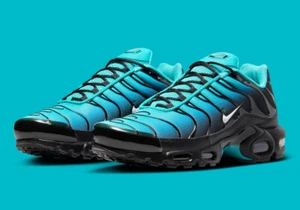 Nike Air Max Plus TN Aqua Black Gradient Size US12 Mens Sneaker Brand New - Picture 1 of 8