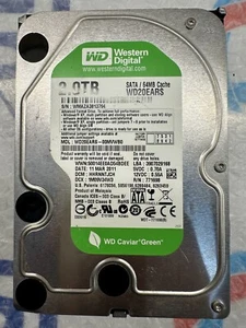 Western Digital:WD20EARS-00MVWB0, MAR 2011, 2TB SATA 64MB Cache - Picture 1 of 3