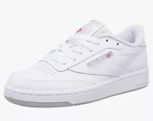 Reebok Uomo Club C 85 Sneaker, Ftwr Bianco Ftwr Bianco Grigio Puro 3, Taglia UK 10,5 - Foto 1 di 8