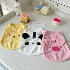 Soft Breathable Cat Vest Elastic Dog Outfits Pet Cloths For Small Medium Dogs - Picture 1 of 12