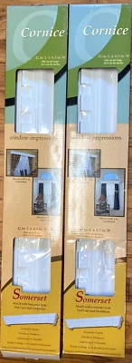 2 placas de panel CORNICE TSI Prime SOMERSET montaje 42'' x 6,5', CB4442, pintables Foto 1 de 4