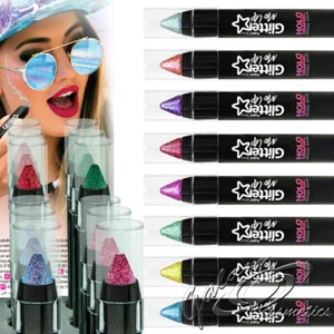 BRILLO Pintura Arte Palo Cara Cuerpo Ojos Labios Lápiz Fiesta Elegante Vestido Maquillaje - Imagen 1 de 9